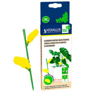 edialux-piège-collant-plantes-intérieur-fleurs-jaunes