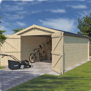 Garage-maison-de-jardin-Classique-355X535-toit-en-acier