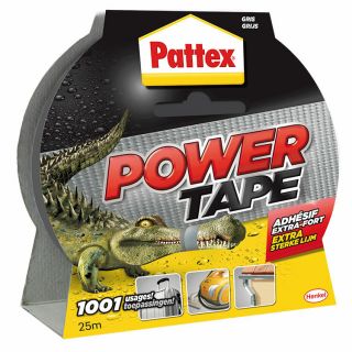 grijze-tape-ducttape-verpakkingstape-power-25-meter-pattex