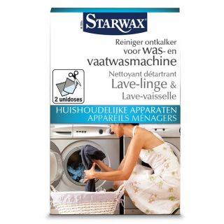 ontkalker-Starwax-Reiniger-wasmachine-afwasmachine-2x75g-Wasmachine-ontkalken-vaatwasser-ontkalken