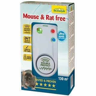 Mouse-&-Rat-Free-130-ECOstyle-Répulsif-Ultrason-Combattre-Souris-et-Rats-Maison