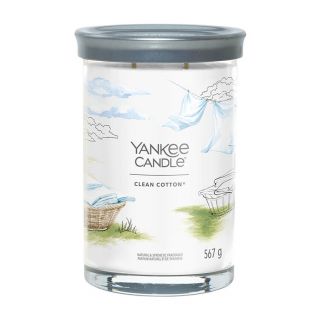 Yankee-Candle-Signature-Coton-Frais-Bougie-Parfumée-Grand-Tumbler