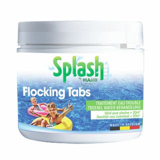 Splash-Flocking-Tabs-troebel-water-behandeling-zwembad-helder-water-vlokmiddel