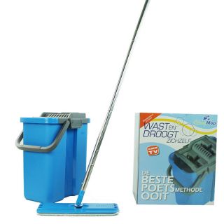 nettoyage-des-sols-handy-mop-système-de-serpillière-bleu