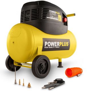 Powerplus-Compressor-no-oil-1100W-24L-6-acc