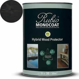 Rubio-Monocoat-Hybrid-Wood-Protector-Couleur-Charcoal-Coloration-Protection-Bois-Extérieur-2,5L